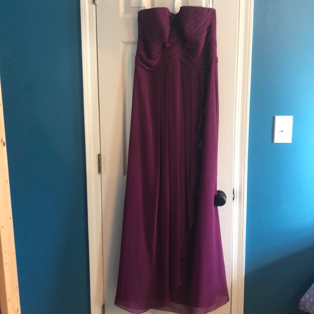David’s bridal purple dress